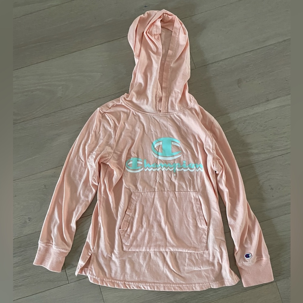 Children’s Coral Champion Athletic Hoodie🧡🩷